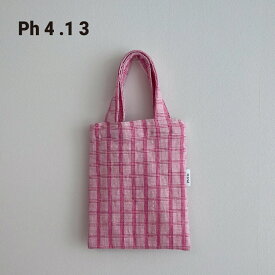 【NEW】Ph4.13 Low Mini Bag Check ミニバッグ トートバッグ レディース 韓国 ブランド チェック 布 シンプル 無地 かわいい おしゃれ 大きい エコバッグ サブバッグ 通勤 通学 日本 販売 ギフト プレゼント 【送料無料】