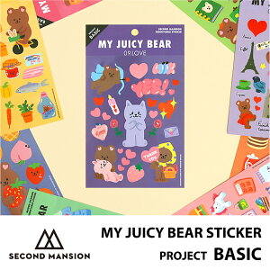 ySALEzyv1,100~ȏőzSECOND MANSION MY JUICY BEAR STICKER BASIC XebJ[ Iׂ V[  fB[X ؍ uh G 킢 ZJh}V { ̔ Mtg v[