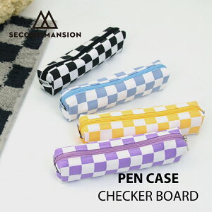 ySALEzSECOND MANSION CHECKER BOARD PENCASE yP[X M pen case |[`  fB[X ؍ uh Z G 킢 Vv ZJh}V { ̔ Mtg v[g