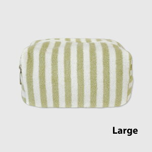 yNEWzunfold Stripe terry pouch Olive-beige AtH[h |[` ؍ uh fB[X t@ubN Rbg RX ʋ ʊw  { ̔ Unfold Mtg v[g