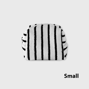 �yNEW�zunfold Stripe terry pouch White-black �A���t�H�[���h �|�[�` �؍� �u�����h ���f�B�[�X �t�@�u���b�N �R�b�g�� �R�X�� �ʋ� �ʊw ������� ���{ �̔� Unfold �M�t�g �v���[���g
