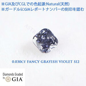 GIA|[gt CGL\[eBOt 0.030ct Fancy Grayish Violet SI2(CGL) VRoCIbg_C GIA|[gio[K[hɍ󂳂Ă܂B݃AXgbh_Ch́Ay