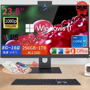 y}EX{L[{[htzfXNgbvp\R ̌^PC officet fXNgbvPC Windows 11 24C` IPS tHDť^ ݒς fXNgbvp\R Ce Intel Core i5/ i7 Bluetoot
