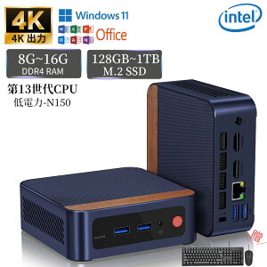 ~jPC Windows11Pro ~jp\R mini pc fXNgbvp\R officet intel N150y32GB DDR4 SSD1TBzM.2NVMe 4Ko 4ʏo ő3.6GHz y ^ É ȃXy[Xpc wifi5 BT5.2 ݒ 
