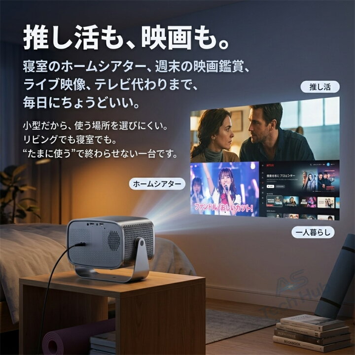 楽天市場】10%割引【昼間でもはっきり】プロジェクター 小型 家庭用 