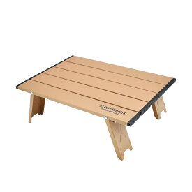 AP アルミ折畳テーブル ミニ デザートタン OG115 | アウトドア キャンプ レジャー 屋外 デザートタン