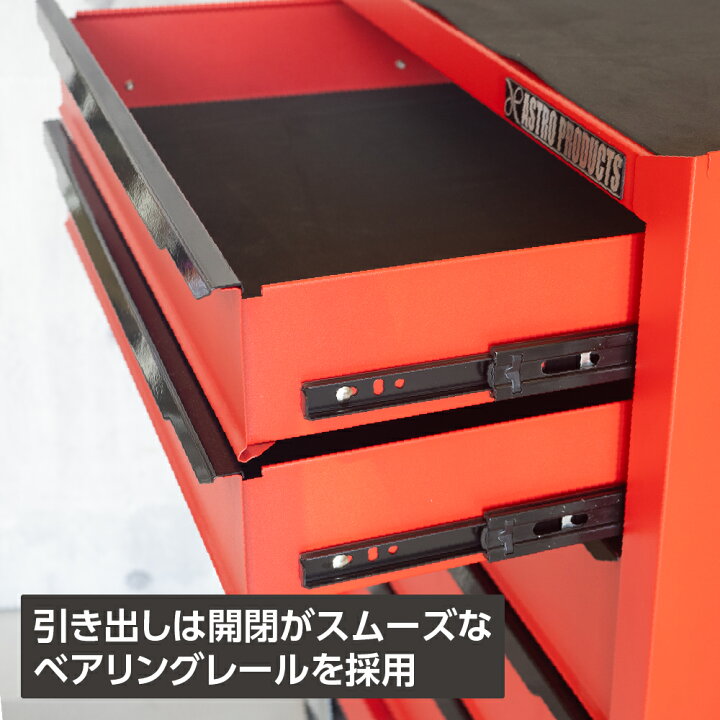 楽天市場】ミニキャビネット 5段 マットブラック RC193/マットレッド 