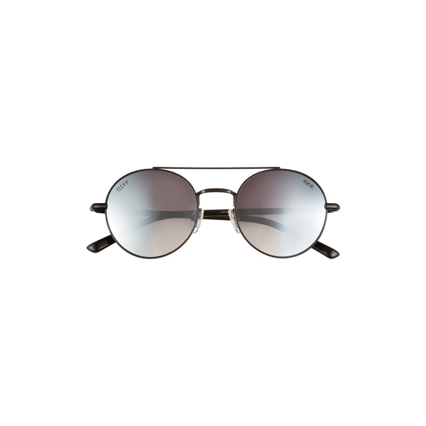 ディフ レディース アクセサリー サングラス＆アイウェア - 全商品無料サイズ交換 ディフ レディース サングラス＆アイウェア アクセサリー x H.E.R. Driver 51mm Mirrored Round Aviator Sunglasses -