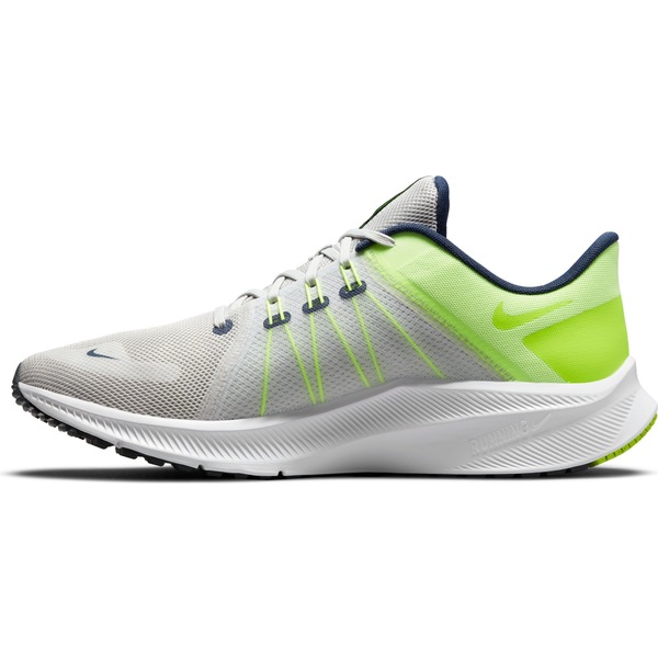 ナイキ メンズ ランニング スポーツ Nike Men's Quest 4 Running Shoes White/Volt | asty