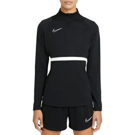 ナイキ レディース シャツ トップス Nike Women's Dri-FIT Academy Soccer Drill Top Black/White