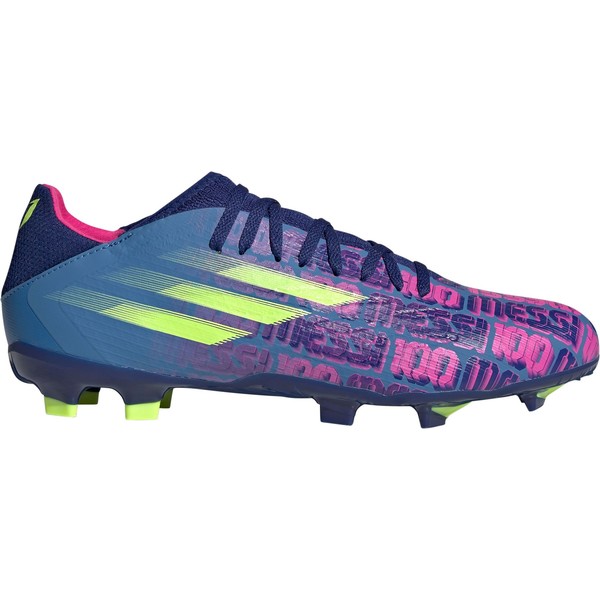 adidas レディース スポーツ サッカー Blue Pink 全商品無料サイズ交換 Speedflow.3 実物 Messi Cleats アディダス Soccer FG X 日本産