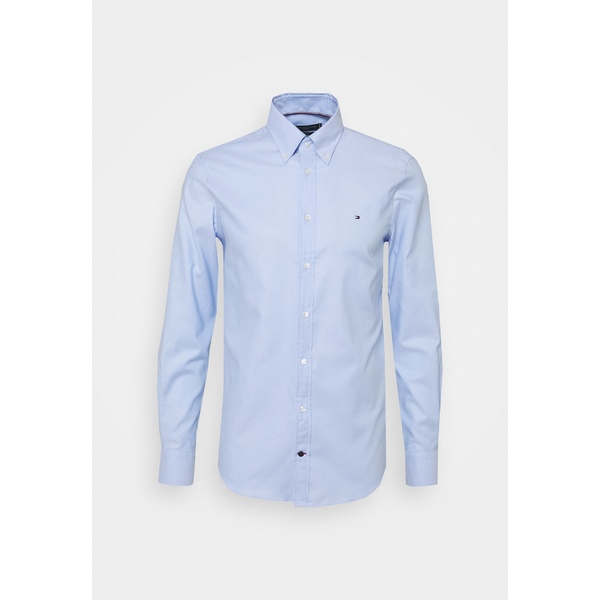 SLIM DOBBY トップス シャツ メンズ ヒルフィガー トミー - blue/white light - shirt Formal カジュアルシャツ