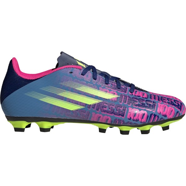 adidas レディース スポーツ 高額売筋 サッカー Blue Pink 全商品無料サイズ交換 アディダス Messi Speedflow.4 Soccer FxG Cleats X 大注目