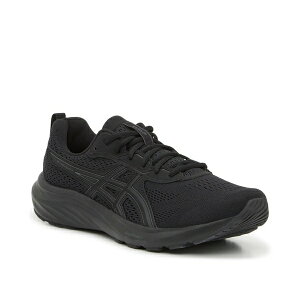 AVbNX Y Xj[J[ V[Y Gel-Contend 9 Running Shoe - Men's Black/Grey