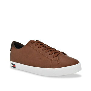 トミー ヒルフィガー メンズ スニーカー シューズ Risher Sneaker Cognac