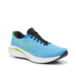 AVbNX Y Xj[J[ V[Y Gel-Excite 10 Running Shoe - Men's Waterscape Blue/Electric Lime/White