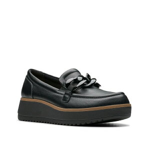 N[NX fB[X T_ V[Y Zylah Wedge Loafer Black