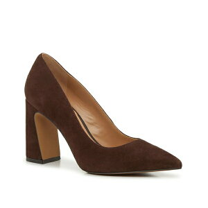 BXJ[g fB[X pvX V[Y Ableen Pump Chocolate Suede