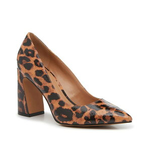 BXJ[g fB[X pvX V[Y Ableen Pump Tan/Black Leopard Print Synthetic