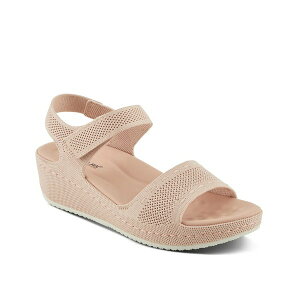 tNTX fB[X T_ V[Y Meshon Wedge Sandal Light Pink