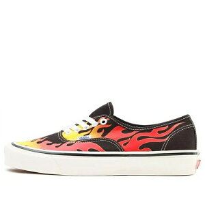 Vans �o���Y �����Y �X�j�[�J�[ �yVans Anaheim Factory Authentic 44 DX 'Black Red' VN0A38EN423�z �T�C�Y US_M_4.5