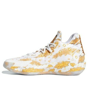 adidas �A�f�B�_�X �����Y �X�j�[�J�[ �yadidas Ric Flair x Dame 7 'White Gold Metallic' FX6616�z �T�C�Y US_9.5(27.5cm)