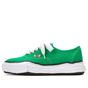Maison MIHARA YASUHIRO �~�n�����X�q�� �����Y �X�j�[�J�[ �yMaison MIHARA YASUHIRO BAKER OG Sole Canvas Low-top Sneaker 'Green' A02FW704-GRN�z �T�C�Y US_10(28.0cm)