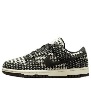 Nike �i�C�L ���f�B�[�X �X�j�[�J�[ �y(WMNS) Nike x Harris Tweed Dunk Low 'White Black' HQ5036-901�z �T�C�Y US_W_16.5