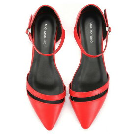 ミオマリオ レディース スニーカー シューズ Women's Formal Flat Dress Shoes Red