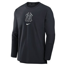 ナイキ メンズ Tシャツ トップス New York Yankees Nike Authentic Collection Player Performance Pullover Sweatshirt Navy