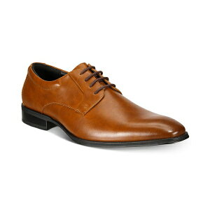 �A���t�@�j �����Y �h���X�V���[�Y �V���[�Y Men's Andrew Plain Toe Derbys, Created for Macy's Dark Tan