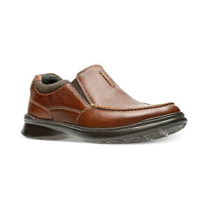 N[NX Y hXV[Y V[Y Men's Cotrell Free Leather Slip-Ons Tobacco Leather