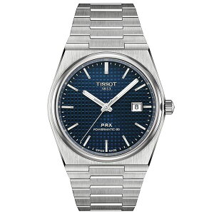eB\bg fB[X rv ANZT[ Men's Swiss Automatic PRX Powermatic 80 Stainless Steel Bracelet Watch 40mm Blue