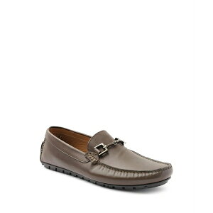 ブルーノマグリ メンズ スリッポン・ローファー シューズ Men's Xander Leather Driving Loafer Brown Leather