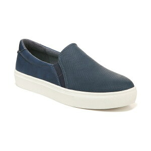 hN^[EV[ fB[X Xj[J[ V[Y Women's Nova Slip-On Sneakers Navy Blue Faux Leather