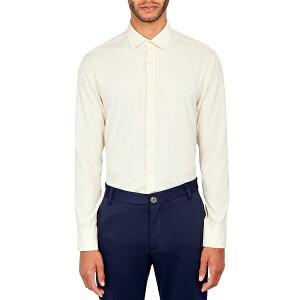 �R���X�g���N�g �����Y �V���c �g�b�v�X Ceremony Men's Solid Performance Stretch Cooling Comfort Dress Shirt Vanilla