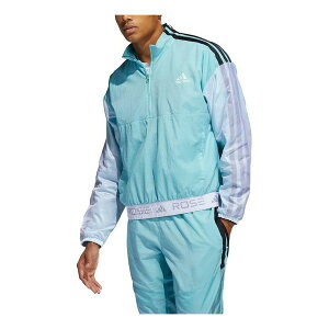 adidas AfB_X Y Xj[J[ yadidas Rose Lw Anorak Basketball Sports Jacket Sky Blue GV4651z TCY US_M_L
