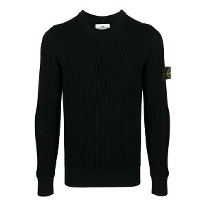 STONE ISLAND Xg[ACh Y Xj[J[ ySTONE ISLAND Knitted Sweater 'Black' 7915553C2-A0029z TCY US_M_M