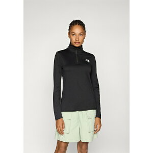 m[XtFCX fB[X TVc gbvX FLEX 1/4 ZIP GRAPHIC - Long sleeved top - black