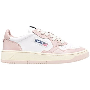 Autry �I�[�g���[ ���f�B�[�X �X�j�[�J�[ �yAutry Medalist Leather Low White Pink Cream (Women's)�z �T�C�Y EU_35(21.5cm) White/Pink/Cream
