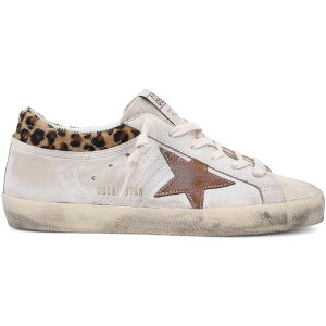 Golden Goose �S�[���f���O�[�X ���f�B�[�X �X�j�[�J�[ �yGolden Goose Super-Star White Beige Leopard (Women's)�z �T�C�Y US_5(22.0cm) White/Beige/Seedpearl