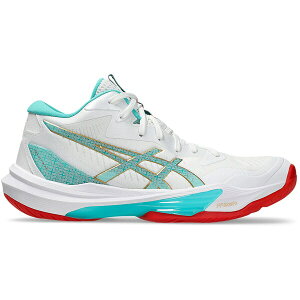 ASICS �A�V�b�N�X ���f�B�[�X �X�j�[�J�[ �yASICS Sky Elite FF MT 3 White Sea Glass (Women's)�z �T�C�Y US_W_12 White/Sea Glass