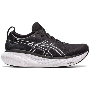ASICS �A�V�b�N�X ���f�B�[�X �X�j�[�J�[ �yASICS Gel-Nimbus 25 Black Pure Silver (Women's)�z �T�C�Y US_6.5(23.5cm) Black/Pure Silver