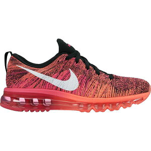 Nike �i�C�L ���f�B�[�X �X�j�[�J�[ �yNike Flyknit Max Pink Foil Hot Lava (Women's)�z �T�C�Y US_7.5(24.5cm) Black/White-Pink Foil-Hot Lava