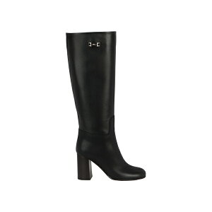 Ferragamo �t�F���K�� ���f�B�[�X �X�j�[�J�[ �yFerragamo Ovidio 85 Knee-High Boots Black (Women's)�z �T�C�Y US_7.5(24.5cm) Black