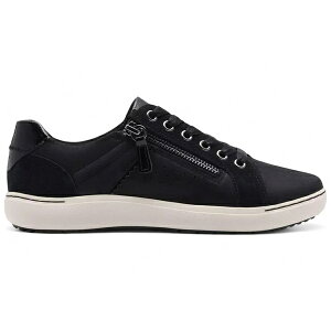 Clarks �N���[�N�X ���f�B�[�X �X�j�[�J�[ �yClarks Nalle Zen Black Interest (Women's)�z �T�C�Y US_W_10 Black Interest