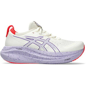 ASICS �A�V�b�N�X ���f�B�[�X �X�j�[�J�[ �yASICS Gel-Nimbus 27 Tokyo Cream Edo Purple (Women's)�z �T�C�Y US_5.5(22.5cm) Cream/Edo Purple