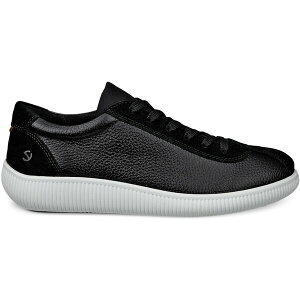 Ecco �G�R�[ ���f�B�[�X �X�j�[�J�[ �yEcco Soft 60 Black White (Women's)�z �T�C�Y EU_41(26.5cm) Black