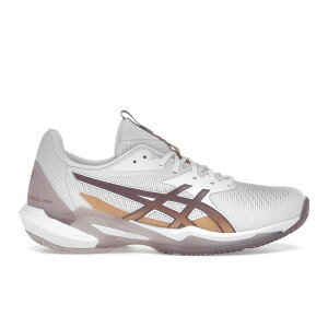 ASICS �A�V�b�N�X ���f�B�[�X �X�j�[�J�[ �yASICS Solution Speed FF 3 White Dusty Mauve (Women's)�z �T�C�Y US_9(26.0cm) White/Dusty Mauve