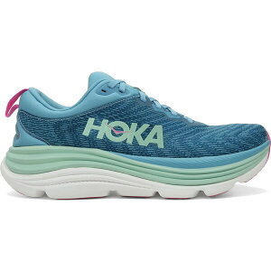 Hoka One One �z�J�I�l�I�l ���f�B�[�X �X�j�[�J�[ �yHoka One One Gaviota 5 Alpine Blue Jadeite (Women's)�z �T�C�Y US_W_12 Alpine Blue/Jadeite